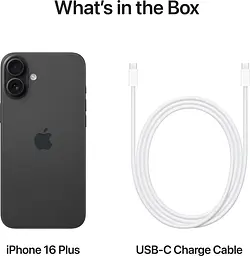Смартфон Apple iPhone 16 Plus 128GB Black Grade A - мініатюра 9