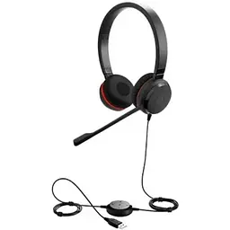 Гарнітура провідна Jabra EvoLVE 20 MS Stereo 4999-823-109 - мініатюра 2