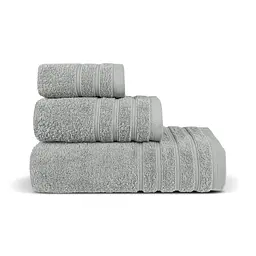Рушники махрові Cosas Silver 3 шт., 70х140 см, сірі