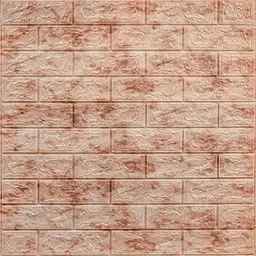 Декоративна 3D панель Sticker Wall самоклейка 700x770x5мм Мармур червоний цегла 063 SW-00000035