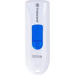 USB флеш накопичувач Transcend 512GB JetFlash 790 White USB 3.1 (TS512GJF790W) - мініатюра 2