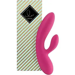 Вібратор-кролик FeelzToys Lea 20.2 см рожевий