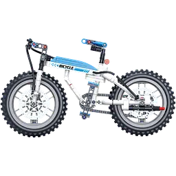Конструктор велосипед ZHEGAO COOl DESIGN BIKE спортивний швидкісний 228 деталей - мініатюра 2