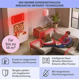 Інфрачервоний обігрівач Klarstein Taal Smart (10041870) - мініатюра 3