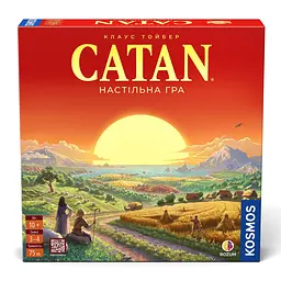 Стратегічна настільна гра CATAN Rozum R100UA від 10 років, 3-4 гравця