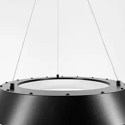 LED світильник круглий підвісний у чорному корпусі Line.F 1015-500 P BK - мініатюра 6
