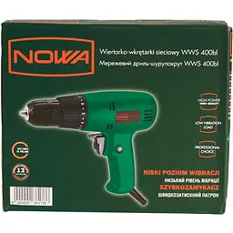 Дриль-шурупокрут Nowa WWS 400bl мережевий (86178N) - мініатюра 8