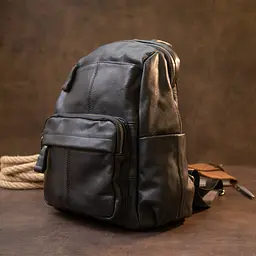 Рюкзак міський в гладку шкіру Vintage 27х31,5х14,5 см sum0013917 - мініатюра 6