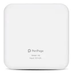 Портативний bluetooth термопринтер для смартфона PeriPage A6, білий (100334) - мініатюра 5