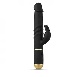 Вібратор-кролик Dorcel Furious 2.0 27 см чорний - мініатюра 4