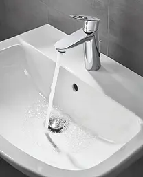 Змішувач для умивальника Grohe Bau Loop 23762000 Хром - мініатюра 2