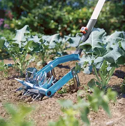 Культиватор чотиризірковий з прополочним ножем Gardena Combisystem 14 см (03195-20) - мініатюра 3