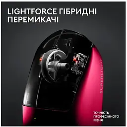 Миша Logitech G PRO X SUPERLIGHT 2 LIGHTSPEED Gaming, Magenta (910-006797) - мініатюра 2