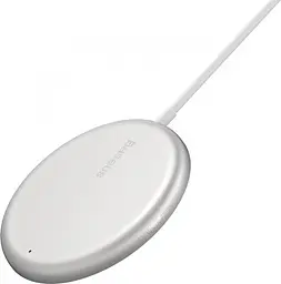 Бездротовий зарядний пристрій Baseus Simple Xiaomini Magnetic WXJK-F02 White - мініатюра 4