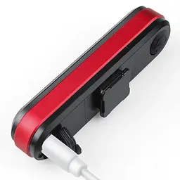 Велосипедна задня фара (габарит) BK600 Стоп + повороти + пульт + microUSB (6 режими) - мініатюра 3