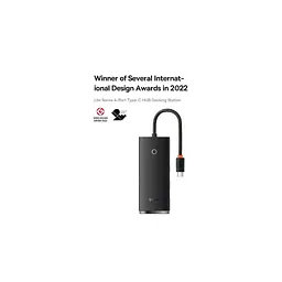 Концентратор Baseus USB-C to 4xUSB 3.0 1.0m black (WKQX030401) - мініатюра 9