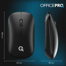 Миша OfficePro M225B Silent Click Wireless Black [144296] - мініатюра 11