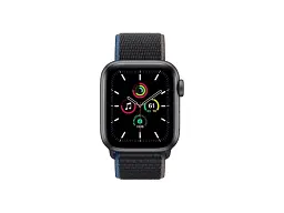 Смарт-годинник Apple Watch SE GPS 40mm Space Gray Aluminum Case with Charcoal Sport Loop (MYE02) - мініатюра 2
