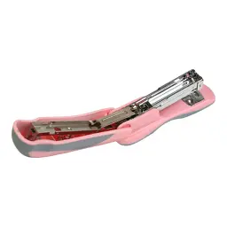 Степлер Buromax пластиковий PASTEL, 20 аркушів, (скоби №24, 26), 111 х 62 х 32 мм, рожевий (BM.4215-10) - мініатюра 4