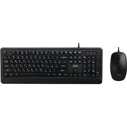 Комплект AOC KM220B USB UA Black (KM220B/97)