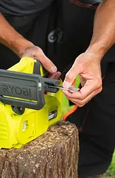 Акумуляторна ланцюгова пилка Ryobi ONE+ RY18CS20A-0 18В без АКБ та ЗП (5133005414) - мініатюра 3