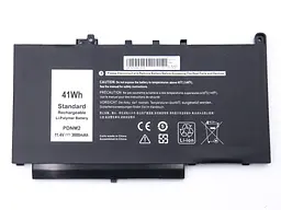 Акумулятор PDNM2 для Dell Latitude E7270, E7470 (PDNM2) (11.4V 3600 mAh 41Wh) - мініатюра 2
