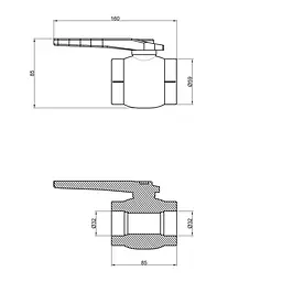 Кран кульовий PPR Thermo Alliance 32 DSW116 - мініатюра 1