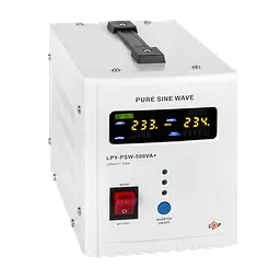ДБЖ з правильною синусоїдою 12V LPY-PSW-500VA+ (350Вт) 5A/10A - мініатюра 4