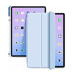 Чохол до планшета BeCover Tri Fold Soft TPU mount Apple Pencil Apple iPad 10.9" 2022/24/11" 2025 Light Blue (708464) - мініатюра 2