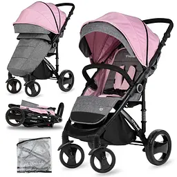 Прогулянкова коляска Kidwell Carell Pink - мініатюра 2