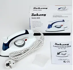 Дорожня складана праска Sokany SK-6047 3 режими 700Вт з відпарюванням - мініатюра 7