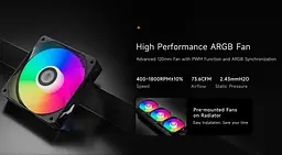 СВО PcCooler PсCOOLER DA360 ARGB Black (DA360-BKAWXX-GL) - мініатюра 8