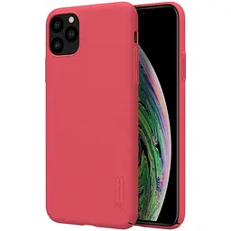 Чохол-накладка Nillkin Super Frosted Shield Case Apple iPhone 11 Pro Red - мініатюра 3