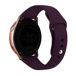 Ремінець Silicone 20 mm Watch Active / Galaxy S4 42 mm / Gear S2 / Xiaomi Amazfit Purple - мініатюра 2