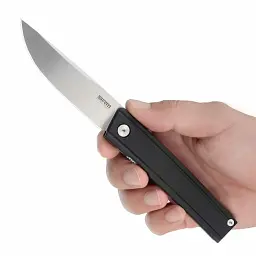 Складаний ніж SRM нержавіюча сталь 83 мм чорний G10 - мініатюра 6