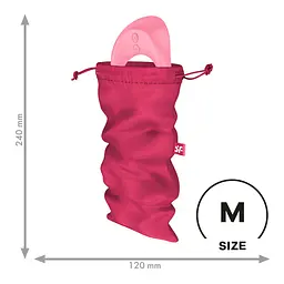 Мішечок для зберігання іграшок Satisfyer Treasure Bag M Pink Satisfyer IG060002; SX0548 98416 - мініатюра 1