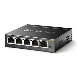 Комутатор TP-LINK TL-SG105E, 5x100/1000 Mb/s, металевий корпус, керований - мініатюра 2