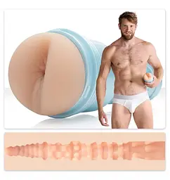 Реалістичний мастурбатор Fleshjack Colby Keller Lumberjack тілесний - мініатюра 2