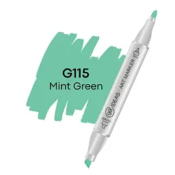 Маркер двосторонній М'ятно-зелений, G115, 99IDEAS