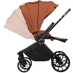 Коляска універсальна Lionelo Mika Plus 3 в 1 brown rust (LO-MIKA PLUS 3IN1 BROWN RUST) - мініатюра 7