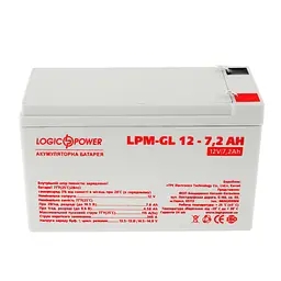 Акумулятор гелевий LogicPower LPM-GL 12-7.2 AH