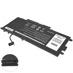 Акумулятор Dell K5XWW (Latitude 5285, 5289, L3180, 7390 2-in-1) 7.6V 7270 mAh 55Wh Black - мініатюра 2