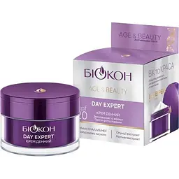 Крем для обличчя БІОКОН денний Age&Beauty Day Expert SPF20 50мл