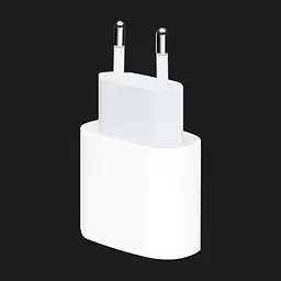 Мережевий зарядний пристрій для Apple iPhone 12 20 W USB-C білий без логотипа - мініатюра 3