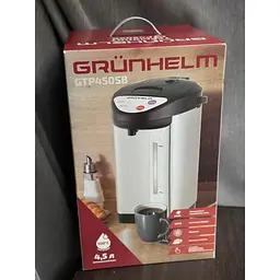 Термопот Grunhelm GTP450SB із підтримкою температури 750 Вт 4.5 л Сірий/Чорний - мініатюра 2