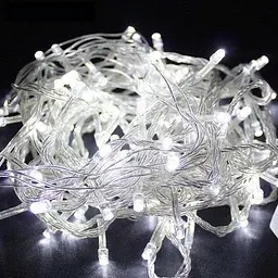 Світлодіодна гірлянда на ялинку LED 300 W-2 на 13 метрів, Білий кабель, гірлянда на 300 лампочок (ST) - мініатюра 2