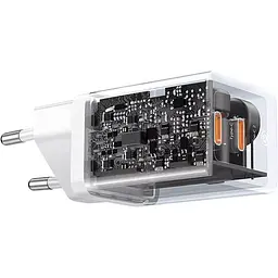 Мережевий зарядний пристрій Baseus GaN5 Pro 40W 2xUSB-C White (CCGP180102) [113781] - мініатюра 5