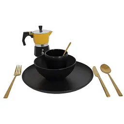 Кавоварка Bo-Camp Hudson 3-cups Yellow/Black (2200518) - мініатюра 6