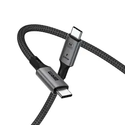 Дата кабель USB-C to USB-C 1.0m USB4 40Gbps 240W 8K60Hz black Armorstandart (ARM81921) - мініатюра 6