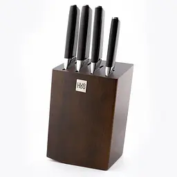 Набір Huo Hou Fire Compound Steel Knife Set (4 ножі з підставкою) HU0033 - мініатюра 2